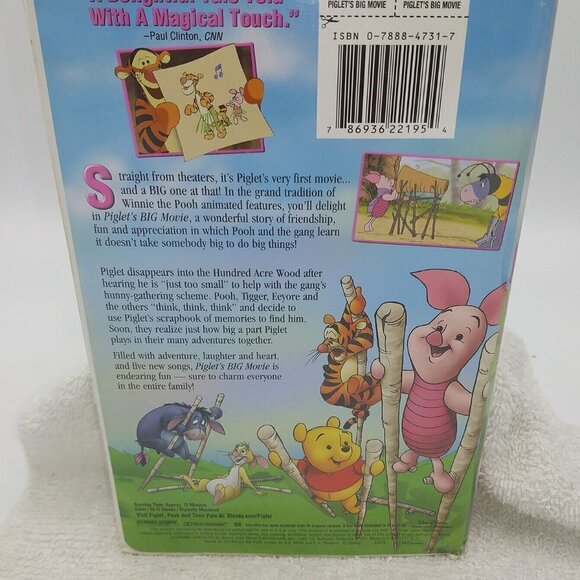 Piglet's Big Movie - Disney - VHS 2003 - Clamshell - Animated - Winnie the Pooh - Picture 7 of 13